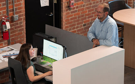 Michael Mesnard chats with Ashley Thayer