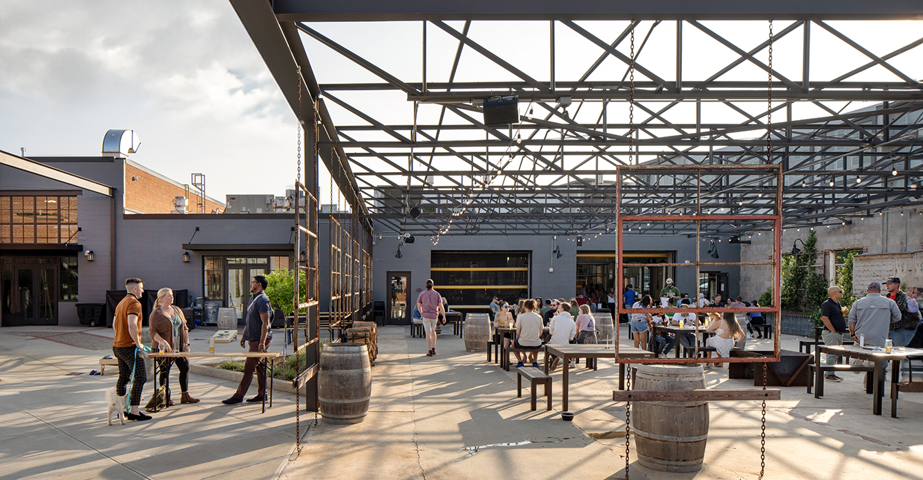 Salt & Vinegar courtyard