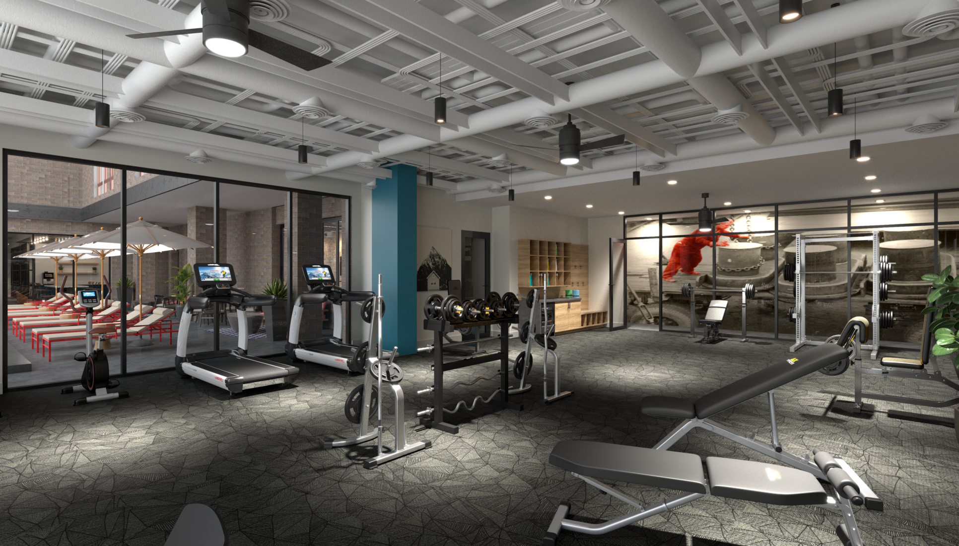 Fitness area