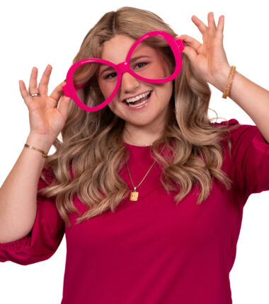 Heather Mosesso with big glasses