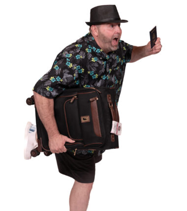 Jim Glugla traveling