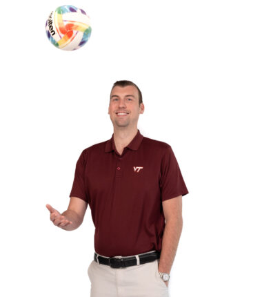 Tim Griffin with volleyball