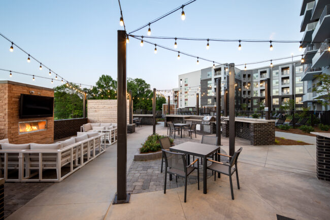 Towerview courtyard