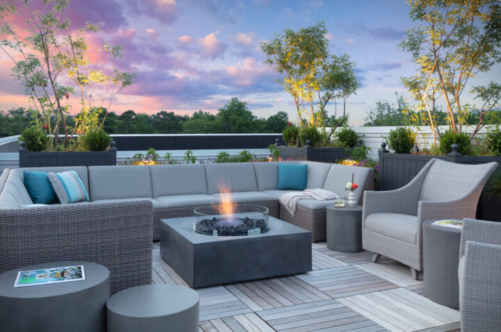 The Wade's rooftop lounge