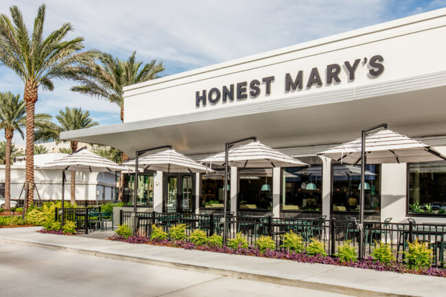 Honest Mary's commercial space exterior view